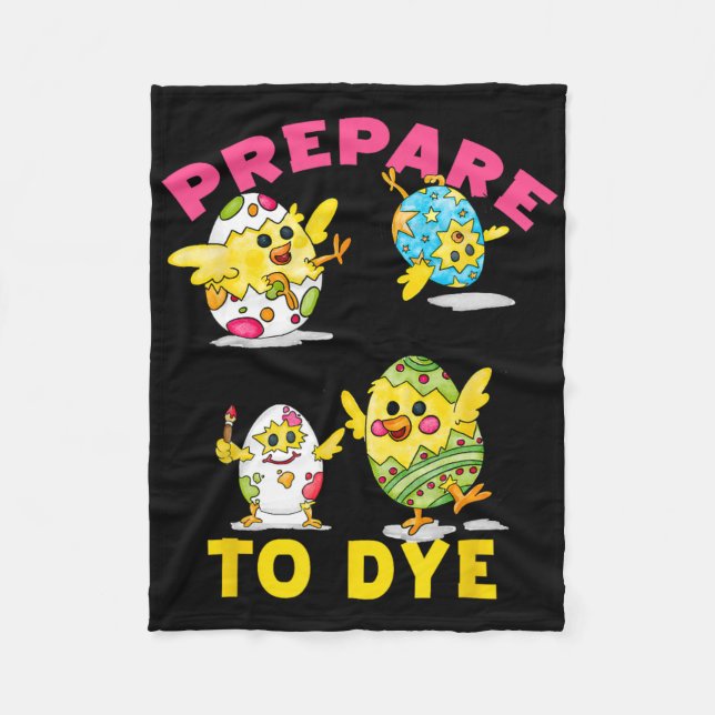 Cobertor De Velo Prepare-se Para Morrer Funny Easter Egg Chicks Col (Frente)