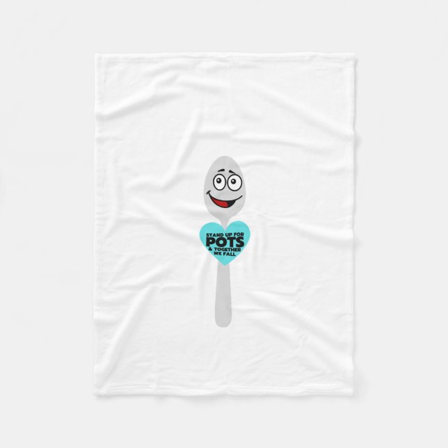 Cobertor De Velo Prepare-Se Para Potes Que Voem Em Branco (Frente)