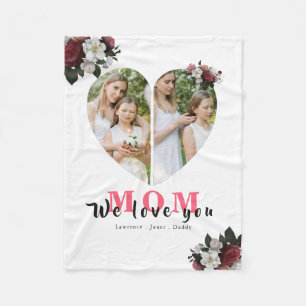 Cobertor De Velo Presente Branco Vermelho Forma Coração para Dia de