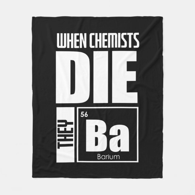 Cobertor De Velo Presente cientista | Química adorável (Frente)