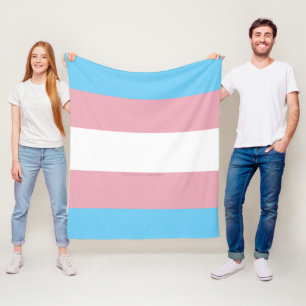 Cobertor De Velo Presente da bandeira do SlipperyJoe Transgender Pr