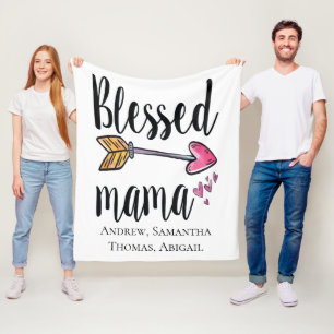 Cobertor De Velo Presente da mamãe, abençoado pela mãe