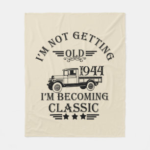 Cobertor De Velo presente de 80 de aniversário personalizado