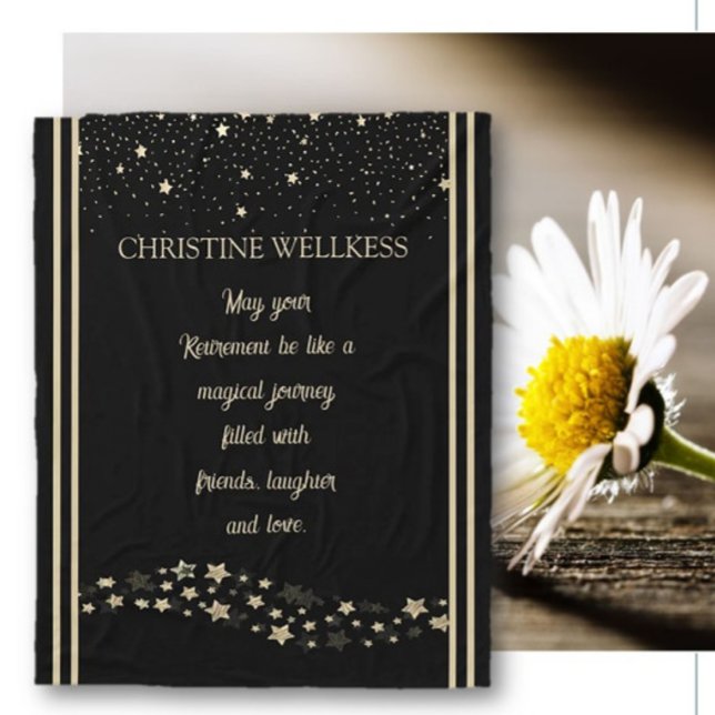 Cobertor De Velo Presente de aposentadoria! Cobertura de Baixa Únic (Criador carregado)