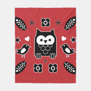 Cobertor De Velo Presente de Arte Folclórica do Cavalo Nórdico