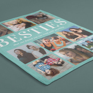 Cobertor De Velo Presente de Bestie Personalizado  Melhor amigo
