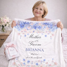 Presente de casamento com flores silvestres para a