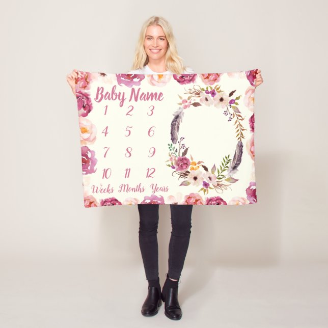 Cobertor De Velo Presente de Chá de fraldas Personalizado para a Et (In Situ)