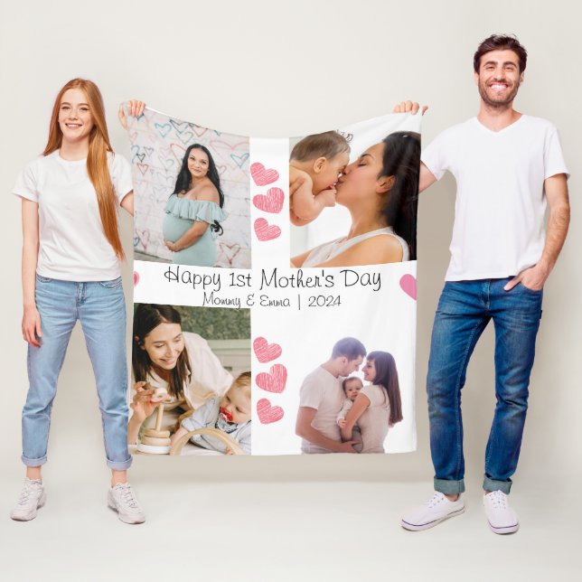 Cobertor De Velo Presente de colagem Fotográfica do primeiro Dia de (In Situ)