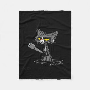 Cobertor De Velo Presente de Gato-Pão   Presente Para Gato De Pó