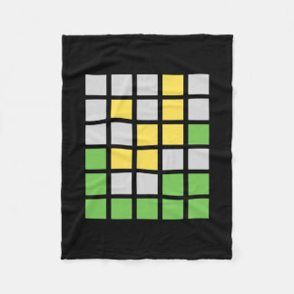 Cobertor De Velo Presente de Jogo do Wordle Word 