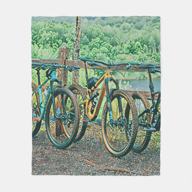 Cobertor De Velo Presente de Lover de Ciclo (Frente)