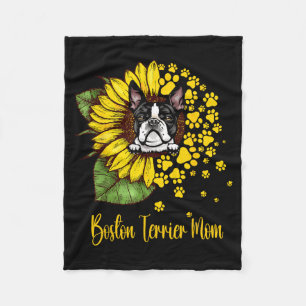 Cobertor De Velo Presente de Mãe de Boston Terrier para Mulheres