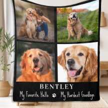 Presente de Memorial de Cachorro Personalizado com