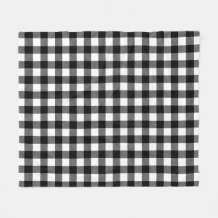 Cobertor De Velo Presente de Natal de Padrão de Xadrez de Buffalo B