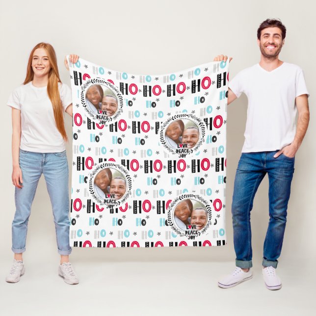 Cobertor De Velo Presente de Natal em Aberto com FOTO de Dodle Esca (In Situ)