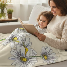 Presente de Natal Família Boho Margarida Aquarela