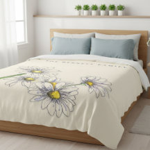 Presente de Natal Família Boho Margarida Aquarela