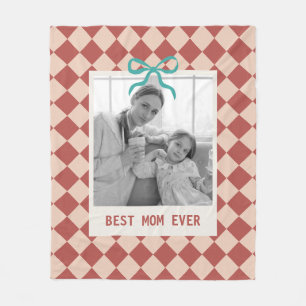 Cobertor De Velo Presente do Dia das Mães Melhor Mamãe Foto Persona