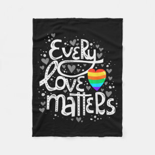Cobertor De Velo Presente do Dia dos Namorados LGBT Todo Amor Fofo