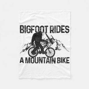 Cobertor De Velo Presente engraçado de bicicleta de montanha Bigfoo
