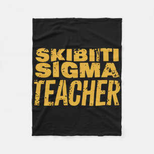 Cobertor De Velo Presente engraçado do professor Skibiti Sigma Agra
