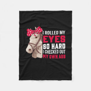 Cobertor De Velo Presente Equestre   Rolados Os Meus Olhos, Tão Dur