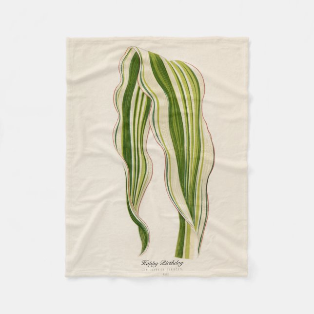 Cobertor De Velo Presente especial de aniversário feliz personaliza (Frente)