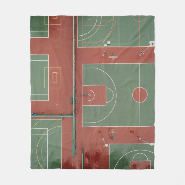 Cobertor De Velo Presente legal de Basquete (Frente)