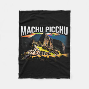 Cobertor De Velo Presente Lembrança Viagem Caminhada Machu Picchu P