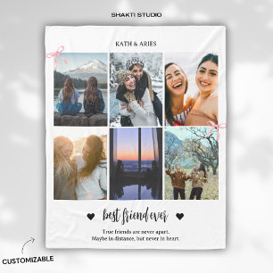 Cobertor De Velo Presente Melhor Amiga BFF Foto