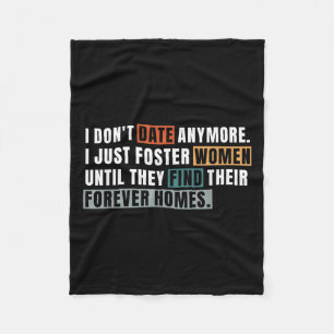 Cobertor De Velo Presente Não namoro mais camiseta Eu apenas encora