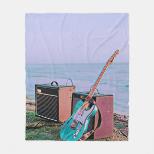Cobertor De Velo Presente para amigo guitarrista
