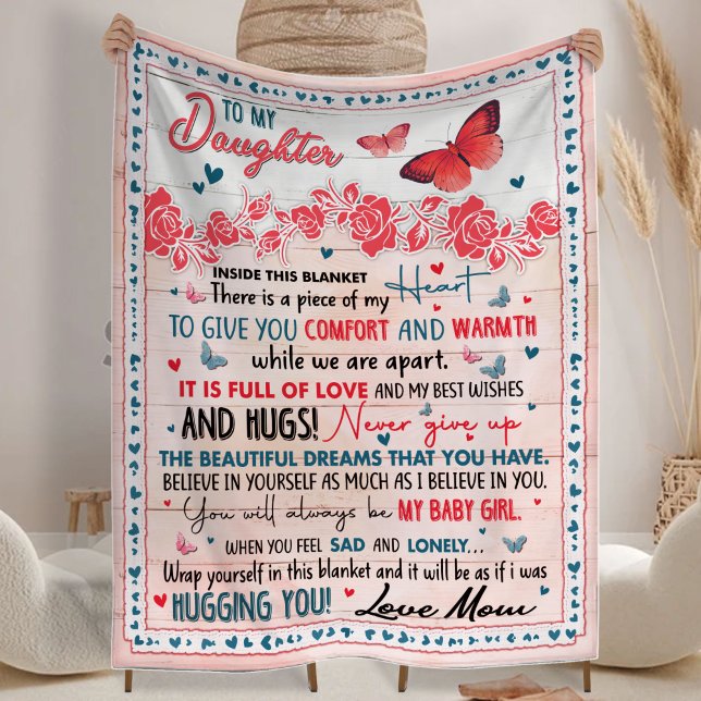 Cobertor De Velo Presente para Filha, para Aniversário, Flórida de  (Criador carregado)