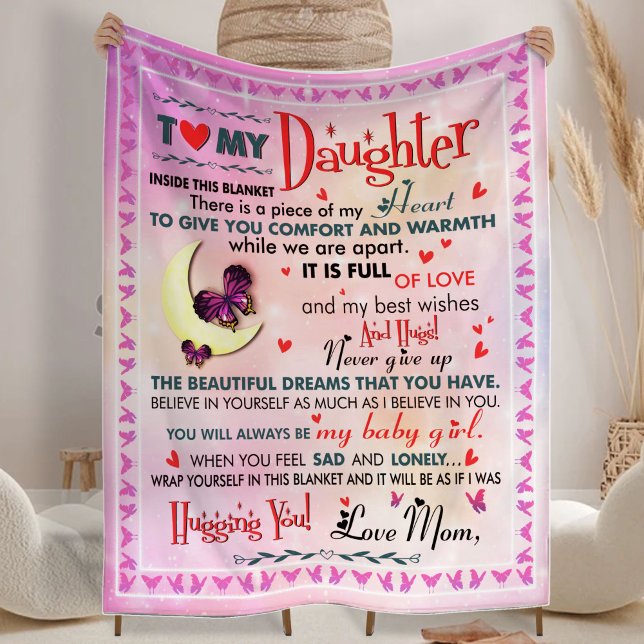 Cobertor De Velo Presente para Filha, para Aniversário, Flórida de  (Criador carregado)