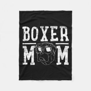 Cobertor De Velo Presente para Mãe de Cachorro Boxer para Mulheres