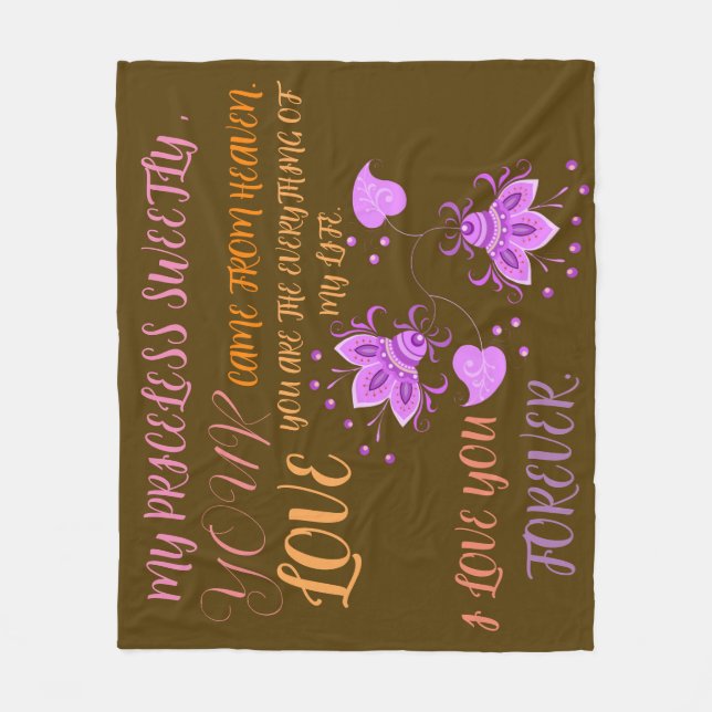 COBERTOR DE VELO PRESENTE PARA NOVO ANO, ANIVERSÁRIO, NAMORADOS, CA (Frente)