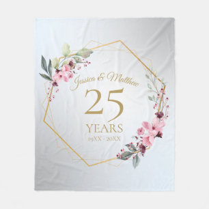 Cobertor De Velo Presente personalizado de aniversário de casamento