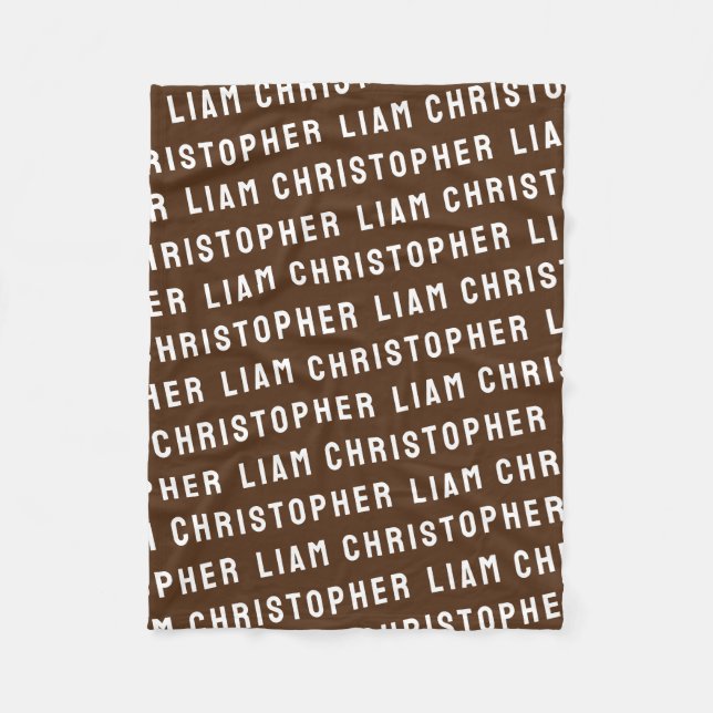 Cobertor De Velo Presente Personalizado de Filho Filho Personalizad (Frente)