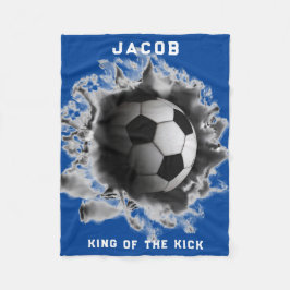 Cobertor De Velo Presente personalizado de futebol