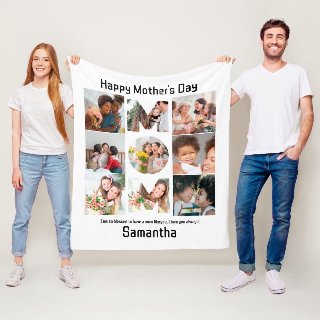 Cobertor De Velo Presente personalizado para a Colagem de Fotografi (In Situ)