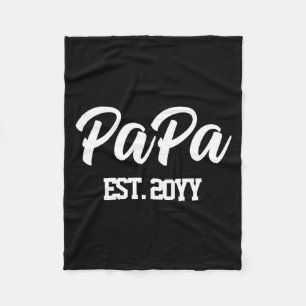 Cobertor De Velo Presente Personalizado para Papai Novo Ano