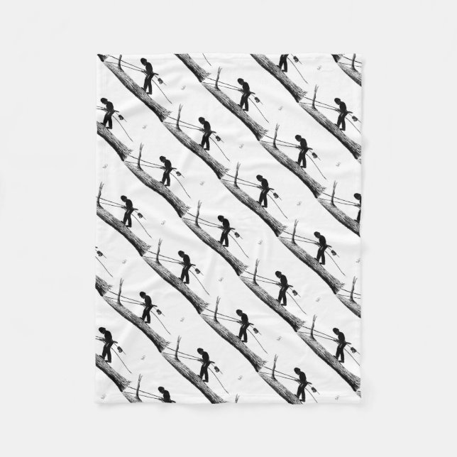 Cobertor De Velo Presente presente de natal do cirurgião arborista (Frente)