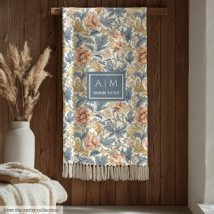 Cobertor De Velo Presente sofisticado do estilo Morris padrão