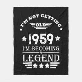 Cobertor De Velo Presentes de 65 anos personalizados