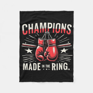 Cobertor De Velo Presentes De Amor Com Luvas De Boxing Retro Para B