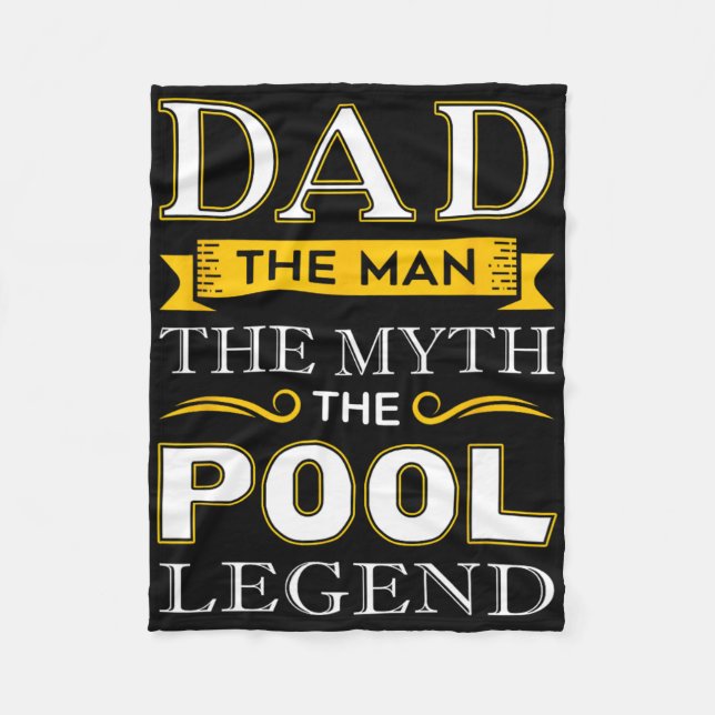 Cobertor De Velo Presentes De Pai De Tubarão De piscina Para Pais D (Frente)