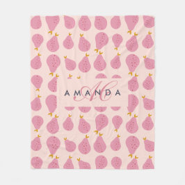 Cobertor De Velo Presentes Iniciais De Ervilha Menino Bonita Monogr