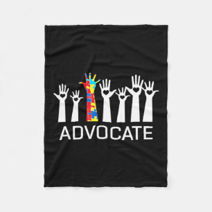 Cobertor De Velo Presentes Para O Professor Terapista Autismo Awar