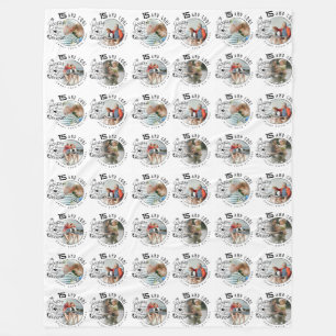 Cobertor De Velo Presentes Personalizados de Aniversário Para Neto
